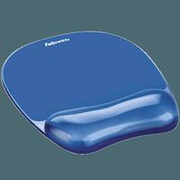 Tapete para rato com apoio - gel azul