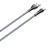 Cabo usb-a para usb-c 2m led fast data
