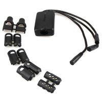 Cabo hydra de carregamento de 3 vias - preto