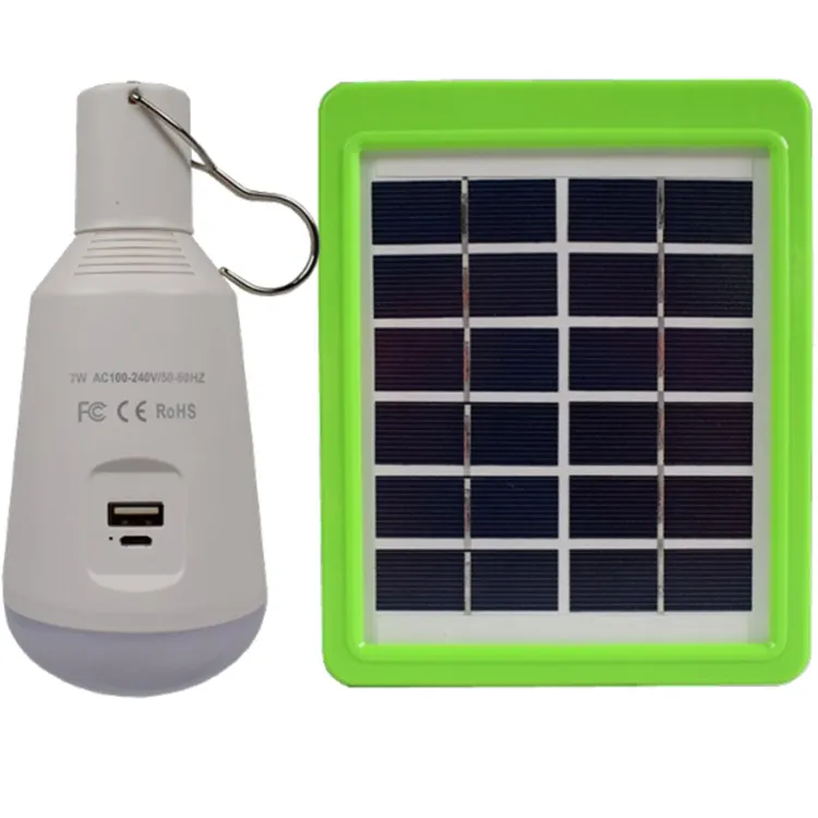 LAMPADA LED SOLAR USB 256LM HSG B05