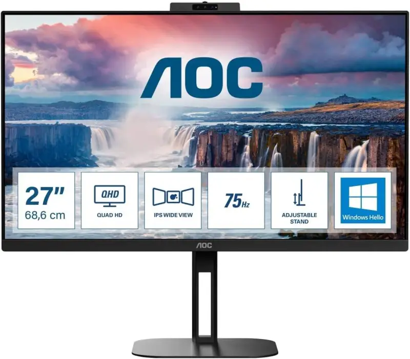 MONITOR 27″ AOC WLED 16:9 FHD 75HZ