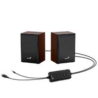 Colunas Sp-Hf380bt Usb Bt 5.0 Madeira