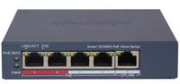 Switch 4 4x10/100 Smart Poe 1xUpLink S/Gestão