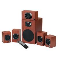 Colunas SW-HF5.1 4600II 5.1 Surround System 125WRMS 3.5 Mm Madeira