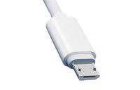 Cabo usb para micro-usb 1Mt branco