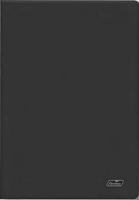 Caderno Agrafado A4 60g/80 Folhas Xadrez Capa Preta