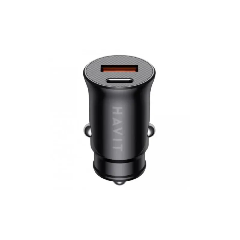 CARREGADOR CAR HAVIT DUAL USB PORTS
