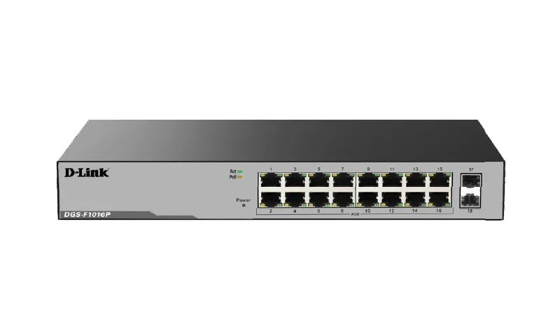 SWITCH D-LINK 18P GIGABIT POE+2 SFP PORT