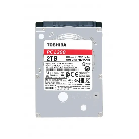 HDD 2TB LAPTOPINT 2.5 SATA TOSHIBA