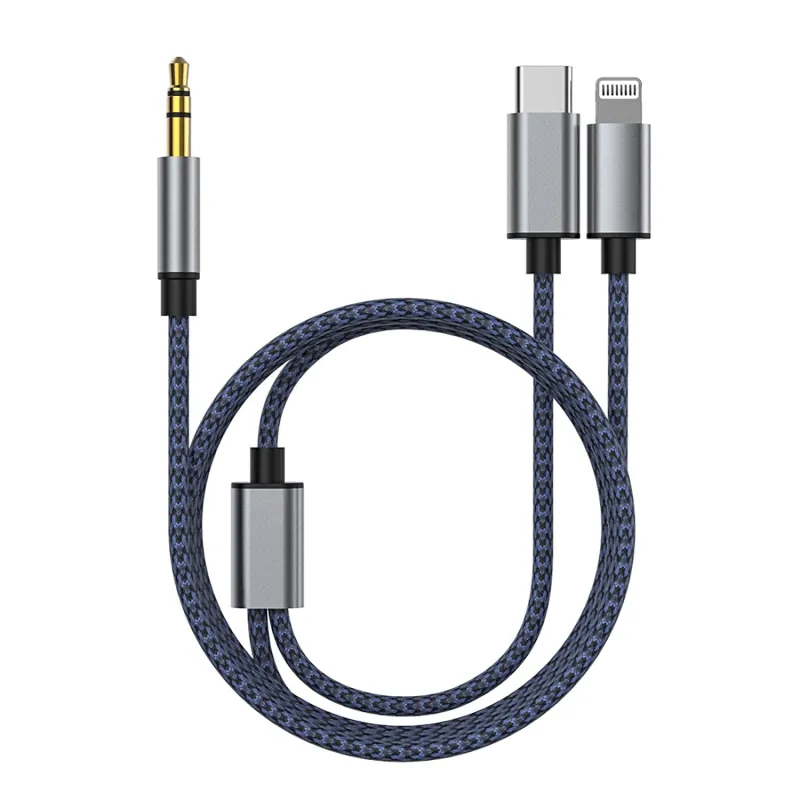 CABO DUAL LIGHTNING AUX AUDIO LINE 1.5M