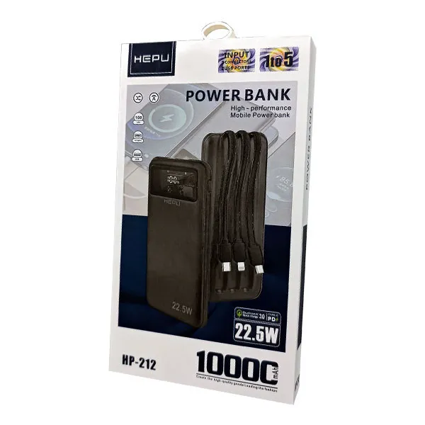 POWER BANK HEPU 10.000 mAh 22.5W