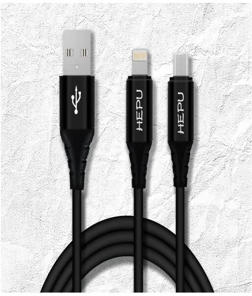 CARREGADOR HEPU CHARGER USB-C/IPHONE