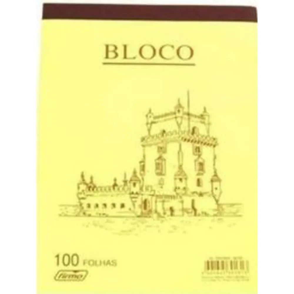 Bloco de Apontamento A4 60/100f Belém liso
