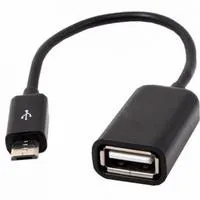 Adaptador usb-a femea para otg micro usb-b