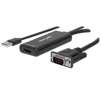 Adaptador vga/usb para hdmi conversor