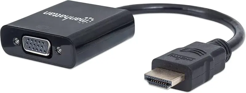 ADAPTADOR HDMI M TO VGA F MANHATTAN, 151436