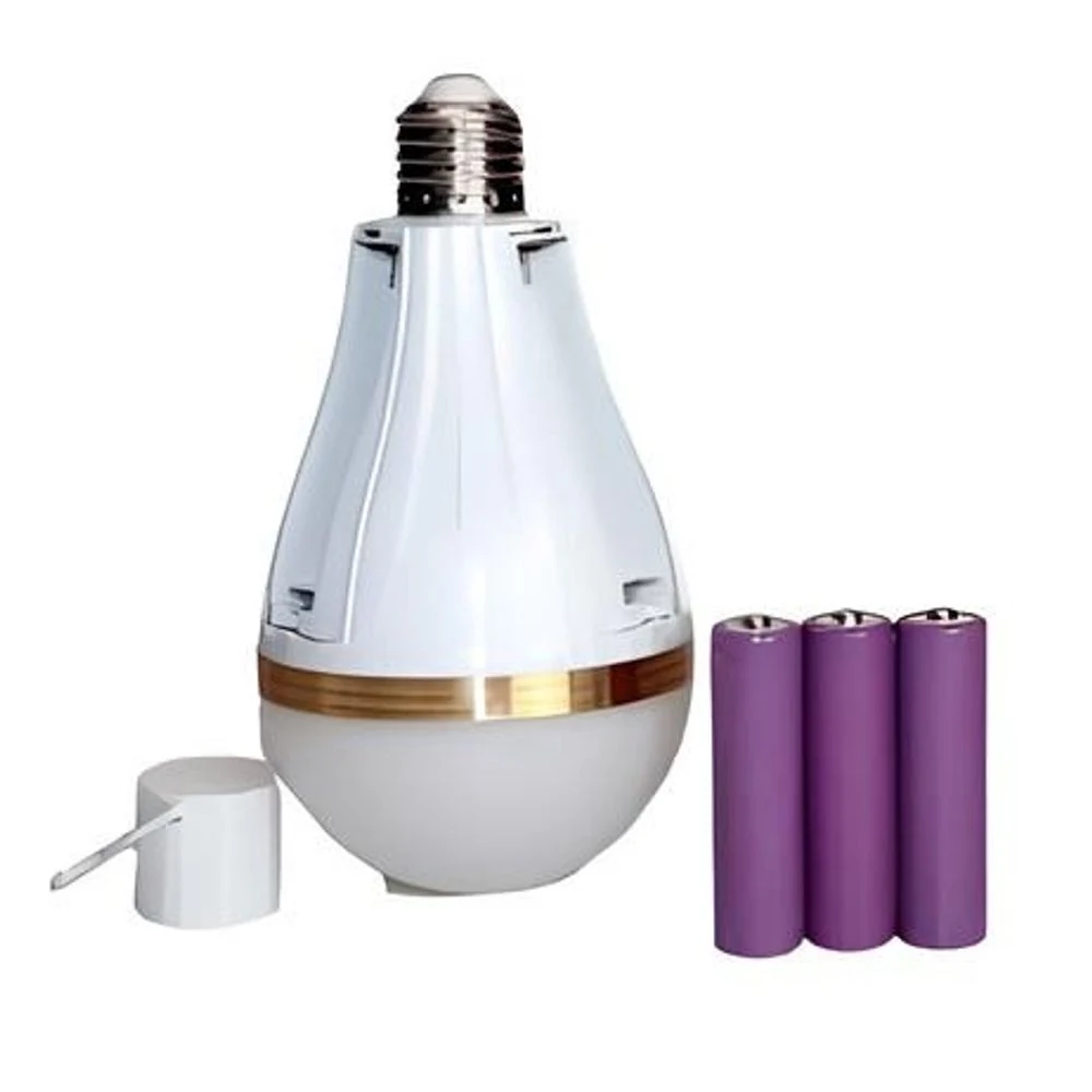 Lâmpada emergência 3xbateria 30w 3400mah