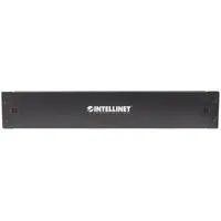 Painel de conecção 2u 19 metal preto