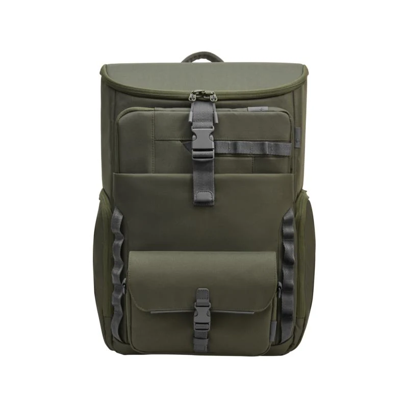 Mochila 15.6 modular verde cinza