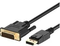 Cabo Displayport 1 Metro Macho Para Dvi-d (24+1) Gold-plated