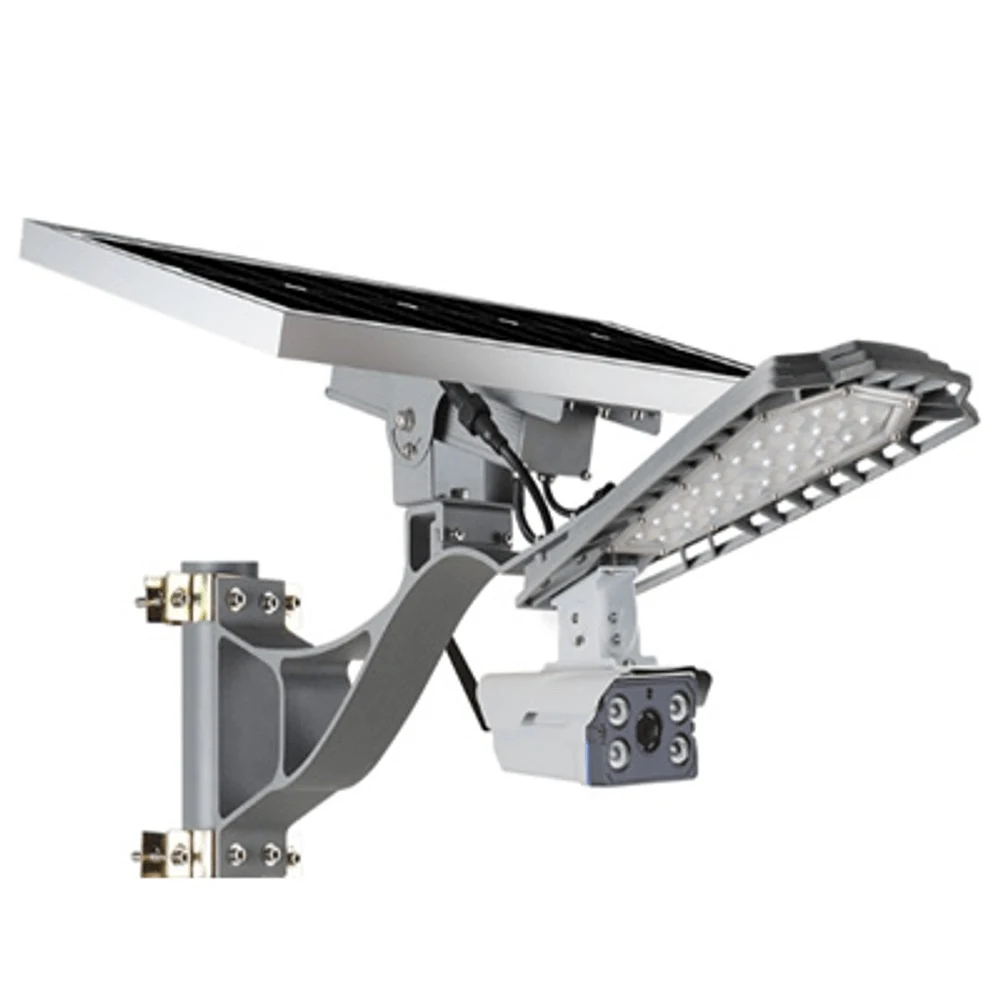 Luminaria Led Exterior 60W + Câmera de Vigilância 4G