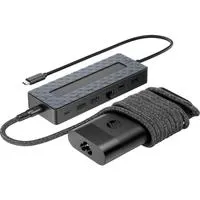 HUB USB-C PARA 1HDMI/1USB-C/1DP/1RJ45/2USB-A TRAVEL