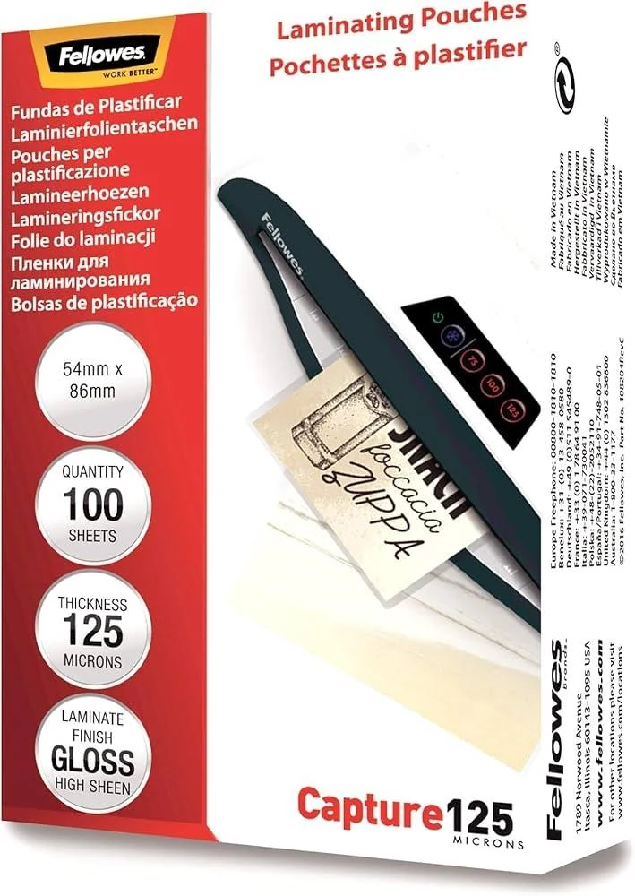 Bolsas para Plastificar 125MIC A4/100