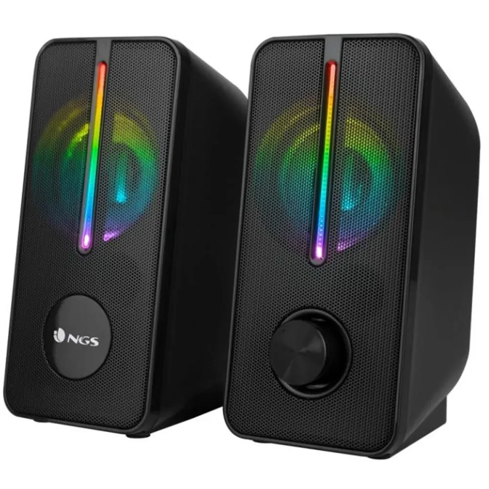 Coluna 2.0 Gsx-150 Usb Luzes Rgb 12W