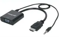 Adaptador Hdmi (M) Para Vga (F) Com Áudio