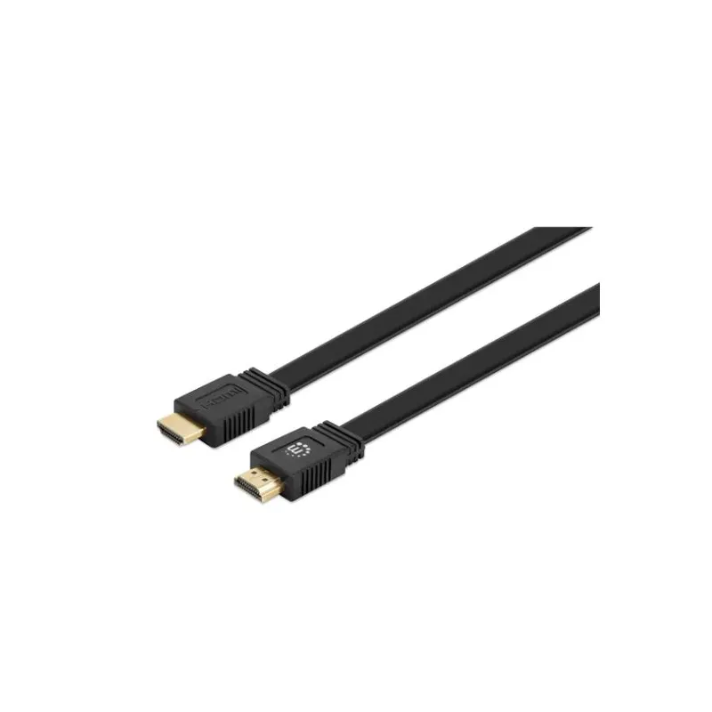 CABO HDMI 10MT M/M PLANO 4K 60HZ PRETO MANHAT