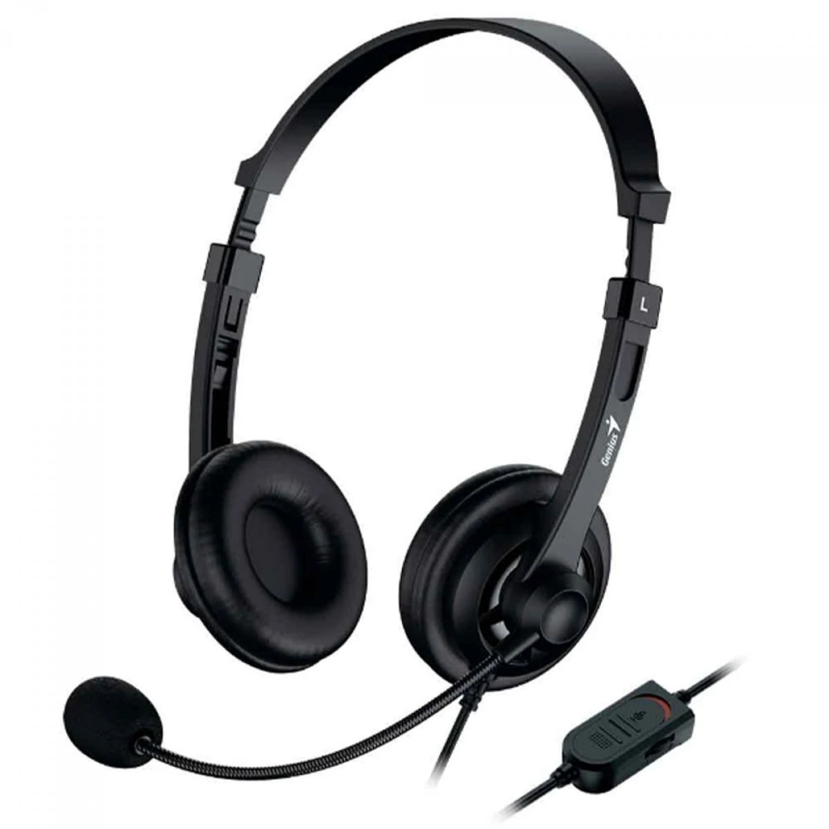 Auscultador HS-230U C/ MIC P/PC USB-C Preto