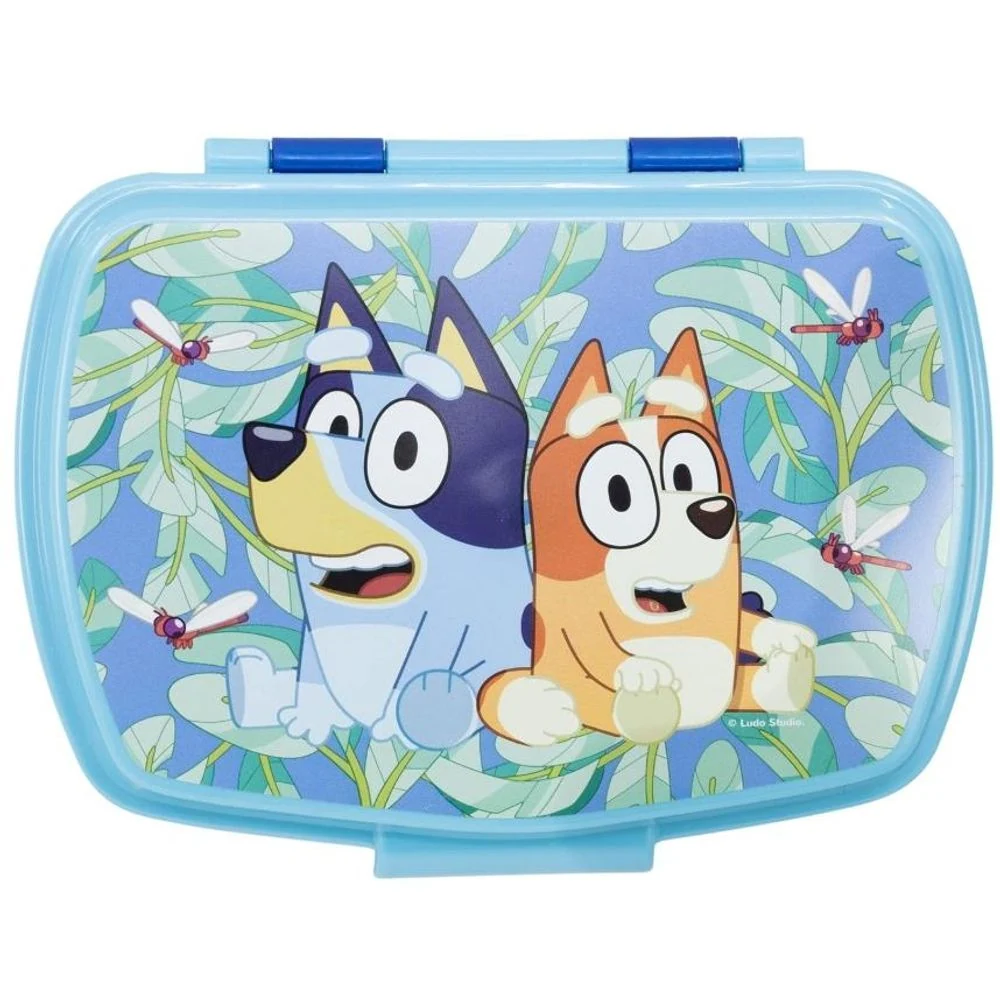 Lancheira Retangular Bluey e Bingo