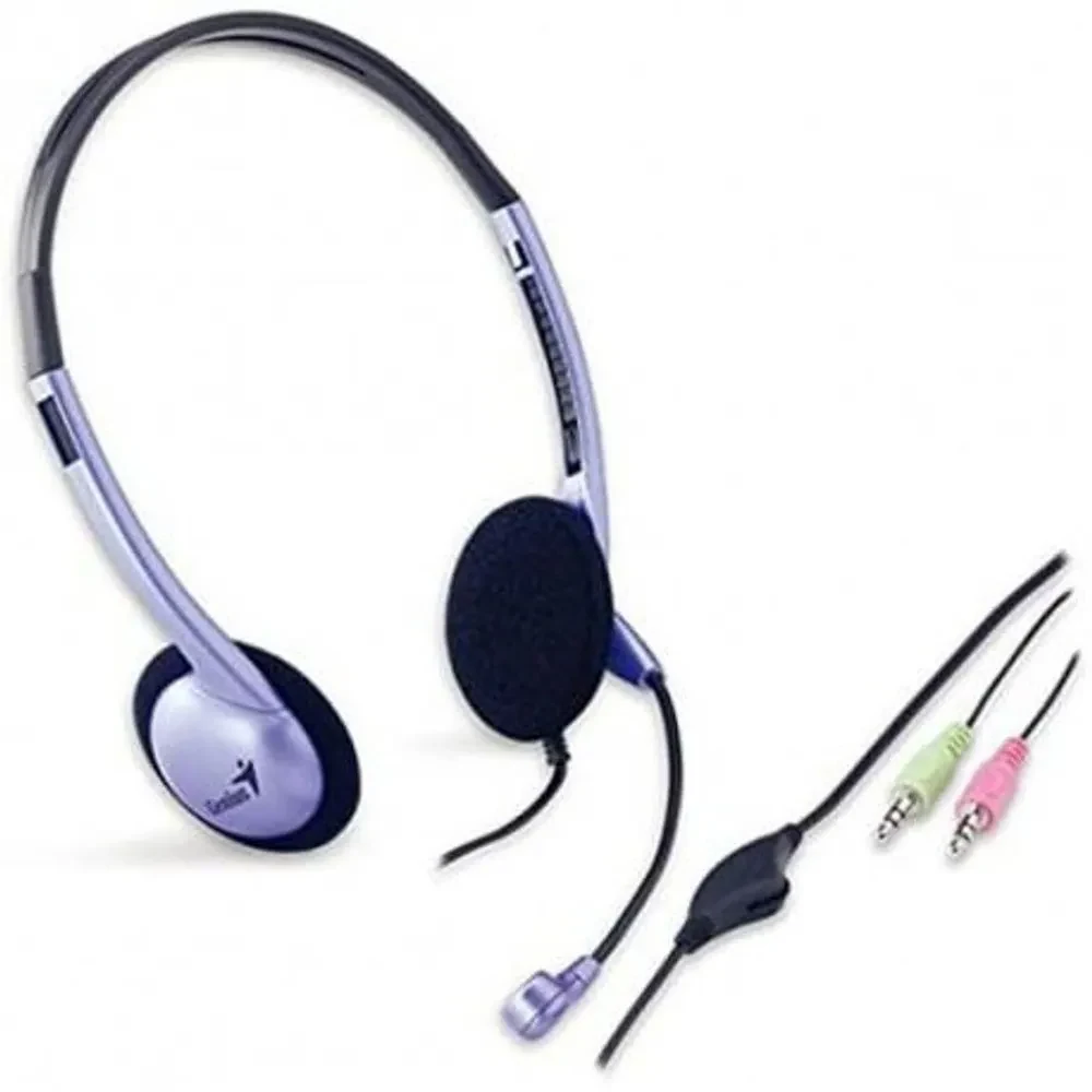Auscultadores HS hs-02b c/microfone p/pc Preto