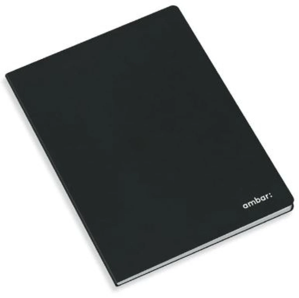 Caderno Agrafado A5 80F Liso Capa Preta