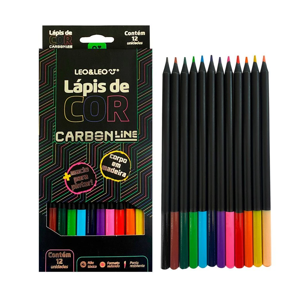 Lápis de Cor pk/12 Cores