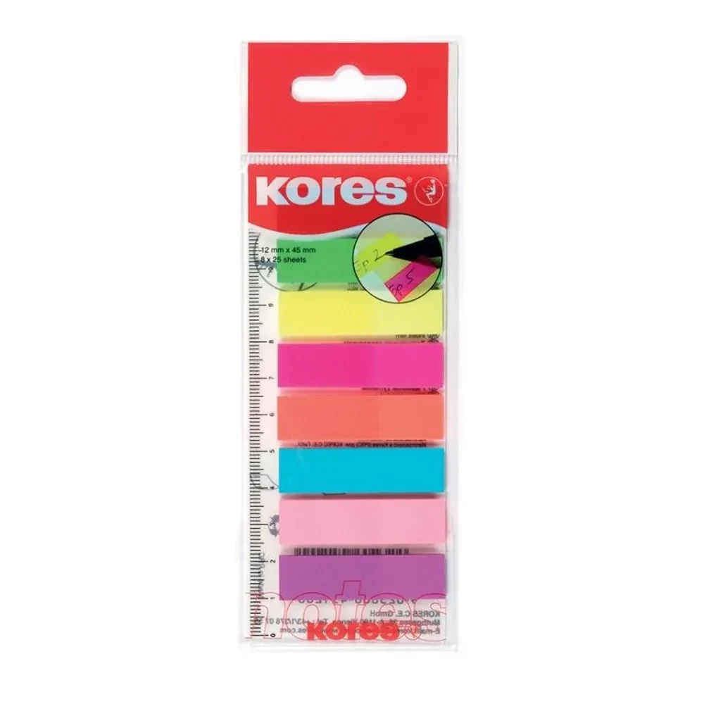 Post-It Index 8 Cores Neon (Tiras)