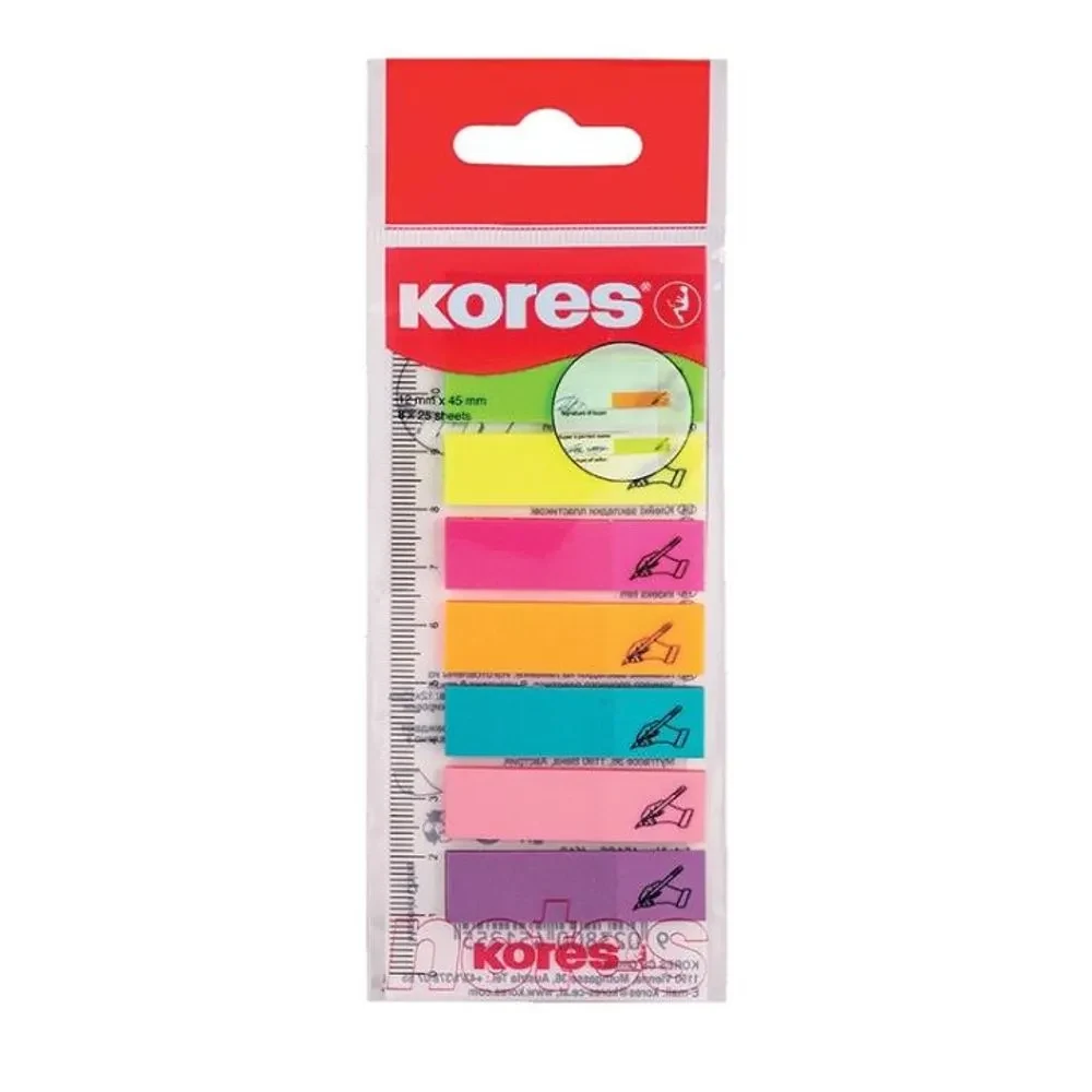 Post-It Index 8 Cores Assinatura (Tiras)