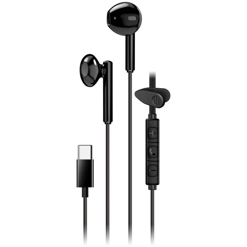 Auscultadores USB-C HS-M366 Preto