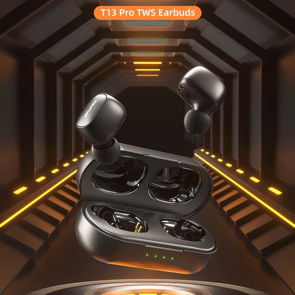 Auscultador EarBuds T13 Preto