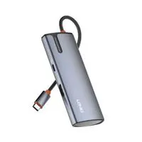 Docking Station USB-C TRAVEL 2XUSB/2XUSB-C/RJ45/HDMI/SDCARD/MICROSD