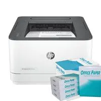 Impressora Laserjet Mono 3003DN Pro 33PPM + 2 Caixas de Papel A4 Office Paper 75GR