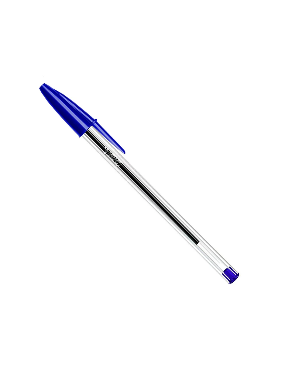 Esferográfica Cristal Media Azul