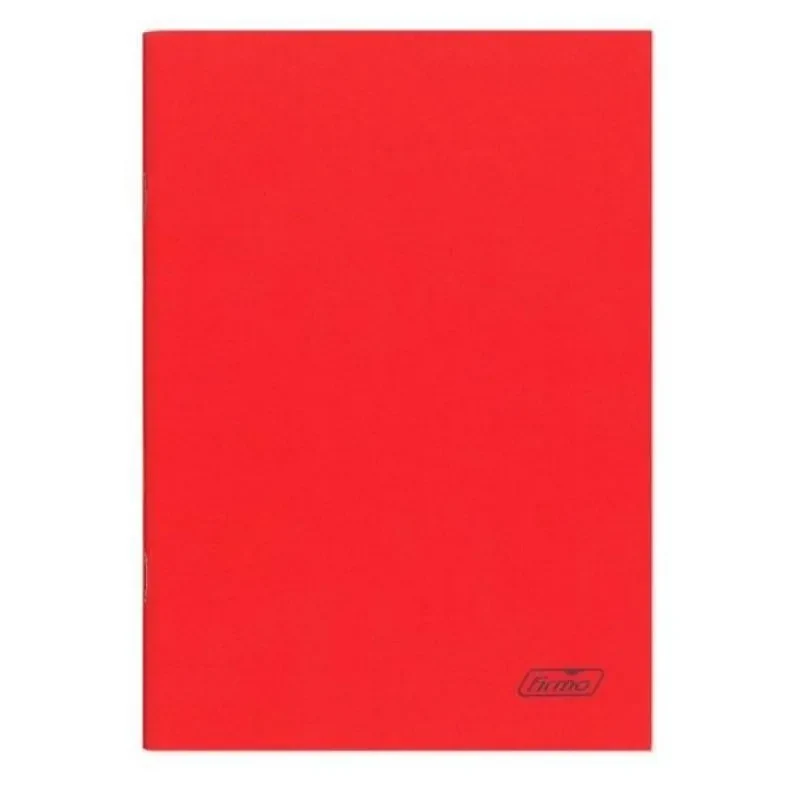 Caderno Agrafado A4 Capa Vermelho Spring 60Fls Pautado