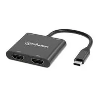 Adaptador Usb-C (M) Para 2 x HDMI (F) 4K / Usb-A 100W