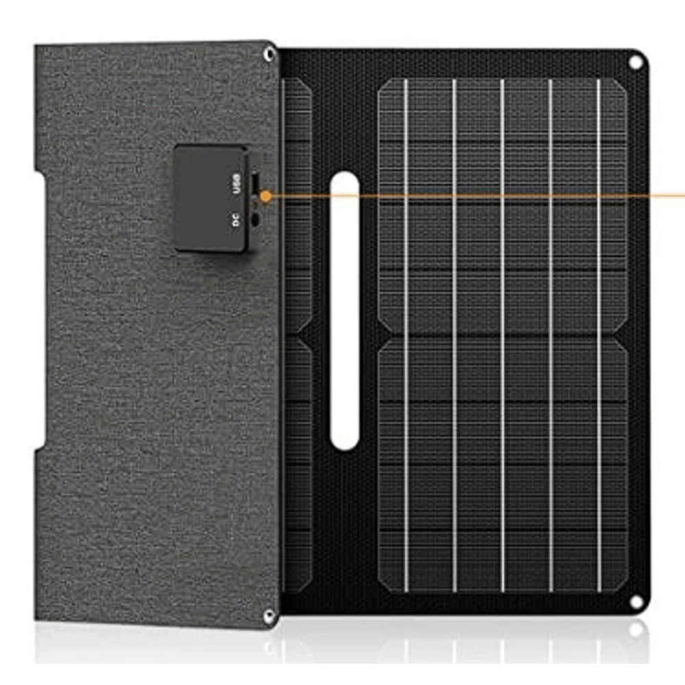 Painel solar 20w 2xusb 5v/4a dobrável