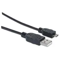 Cabo usb-a para micro-usb preto