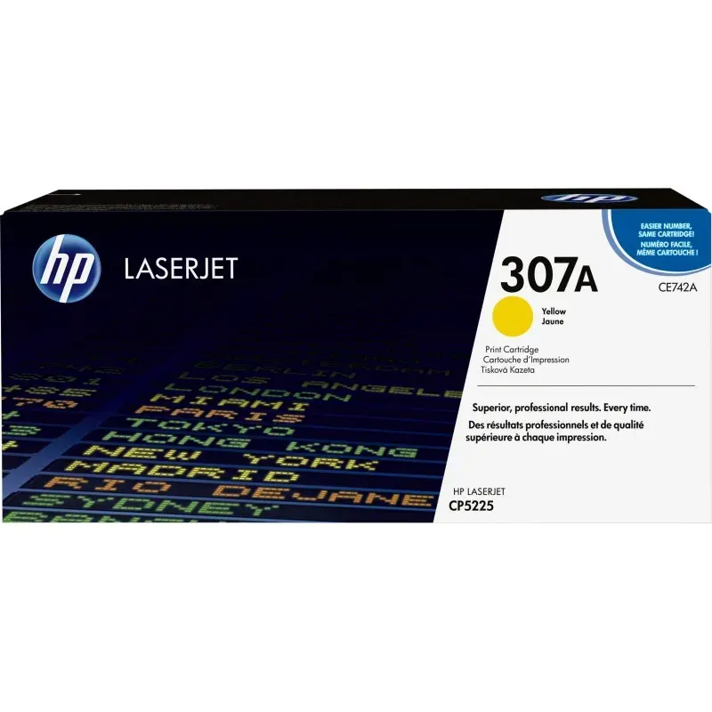 TONER HP CE742A CP5225 AMARELO