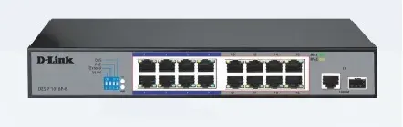 SWITCH DLINK 16P, DES-F1016P-E