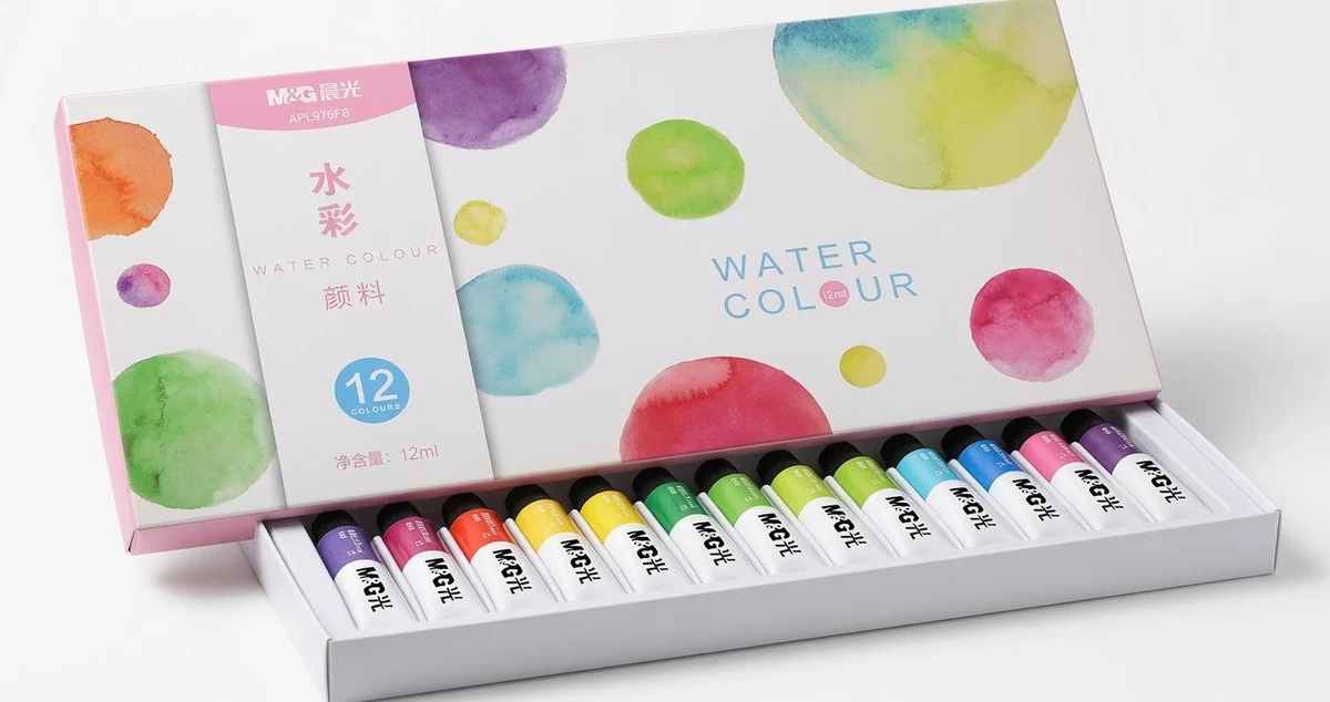 M&G Tinta de Aquarela 12ml 18 Cores