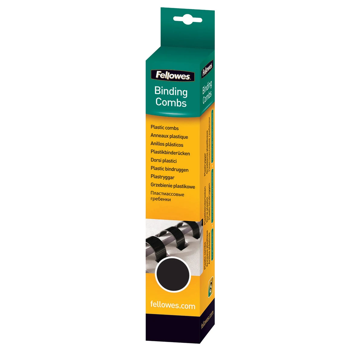 FE ARGOLAS PLASTIC A4 10MM/25 PRETA